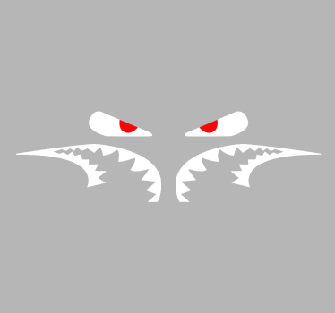 Shark Bicycle Stickers - TenStickers