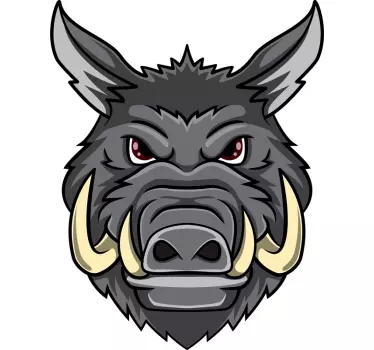 Wild Boar Wall Sticker - TenStickers