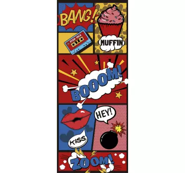 Pop Art Wall Sticker - TenStickers