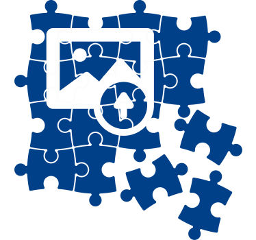 Puzzle Photograph Customisable Sticker - TenStickers