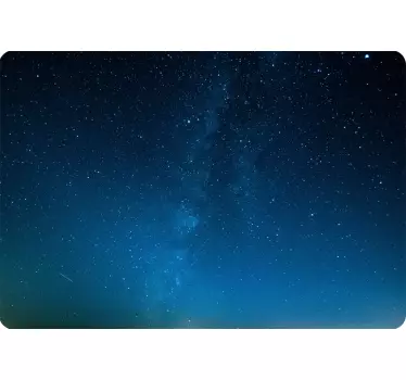 Nebula starry laptop sticker - TenStickers