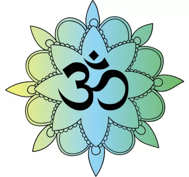 Om symbol laptop skin - TenStickers