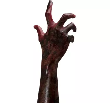 Zombie Hand Car Window Sticker - TenStickers