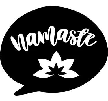 Namaste wall decor - TenStickers