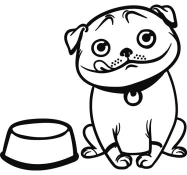 Dog Fuel Cap Vehicle Sticker - TenStickers