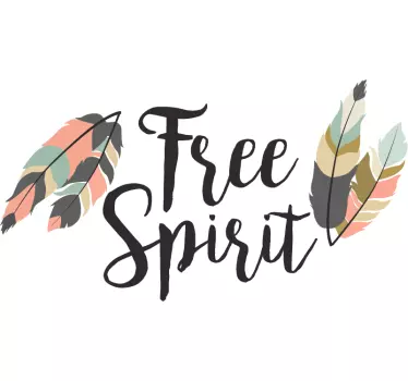 Free Spirit Vehicle Sticker - TenStickers