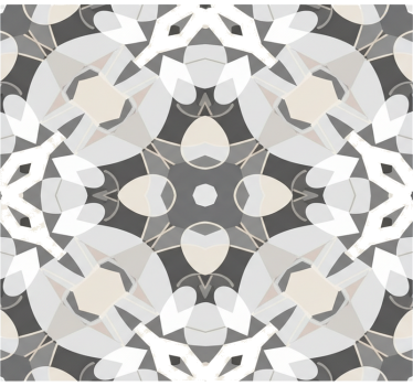 Window sticker geometric illusion square pattern - TenStickers