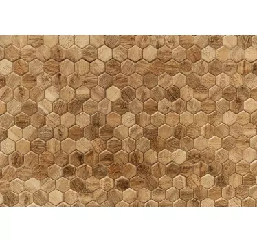 Geometric tiles wall mural decal - TenStickers