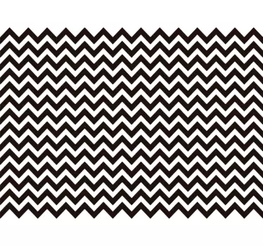 Striped regular pattern headboard wall sticker - TenStickers