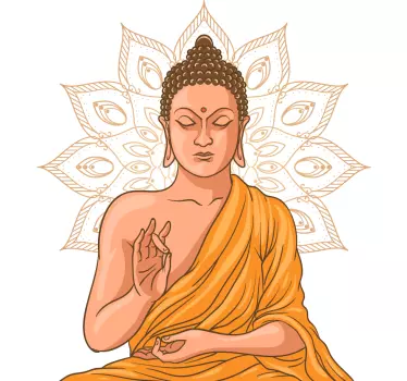Buda yoga laptop skin - TenStickers