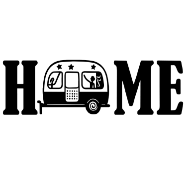 Caravan decal home camper - TenStickers