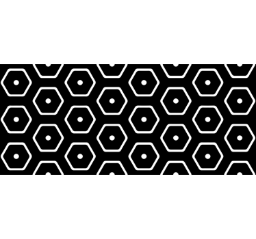 Geometric minimalist pattern furniture sticker - TenStickers