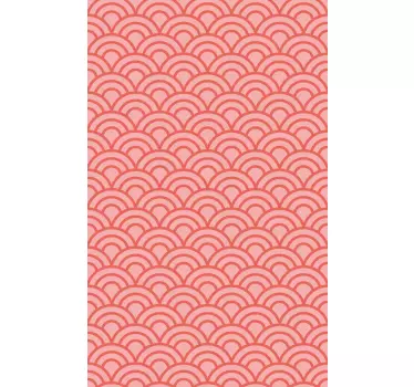 Living Coral Pantone shower sticker - TenStickers