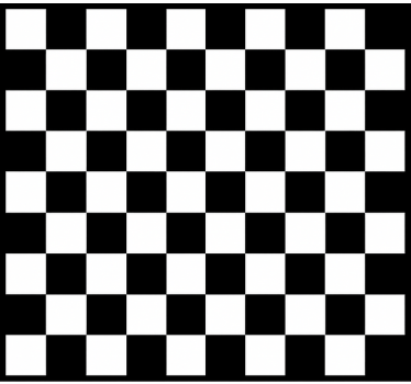 Car sticker black and white chess design - TenStickers