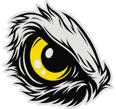 Car sticker eagle eye design - TenStickers