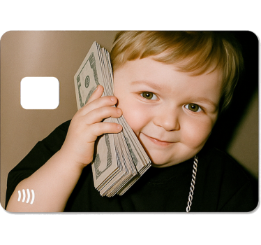 Credit card sticker meme culture cash - TenStickers