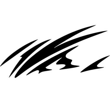 Car sticker simple tribal design - TenStickers
