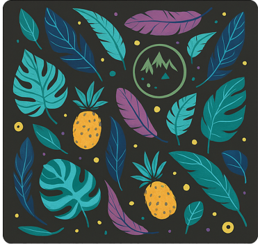 Bike sticker exotic summer wrap - TenStickers