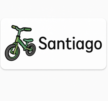 Bike sticker owner mark decal - TenStickers