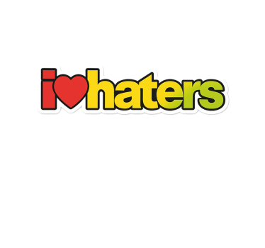 Motorbike sticker hater love - TenStickers