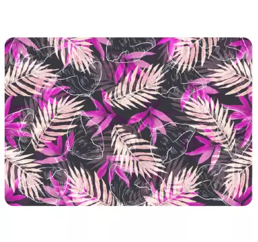 colourful plants laptop skin - TenStickers