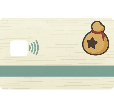 Credit card sticker gaming-themed bells - TenStickers