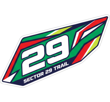Motorbike sticker sector 29 trail - TenStickers