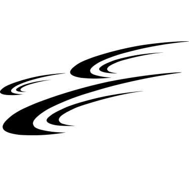 Caravan decal aero dynamic speed - TenStickers