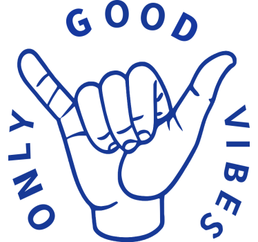 Caravan decal only good vibes - TenStickers