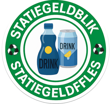 Window sticker for beverage recycling label - TenStickers