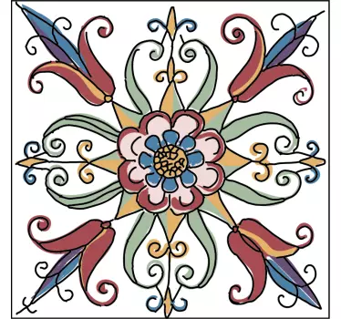 Polish tile tile transfer - TenStickers
