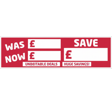 Car sticker red car sales signs - TenStickers