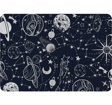 Laptop sticker starlit celestial map - TenStickers