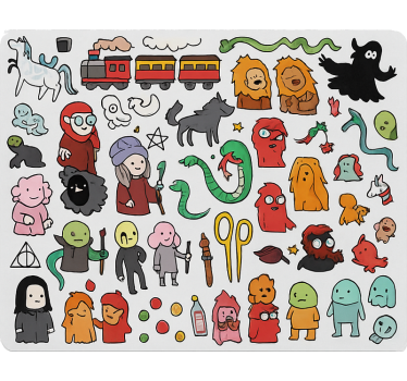 Laptop sticker adventurous sticker bomb - TenStickers