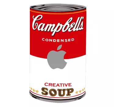 Campbells Soup Laptop Sticker - TenStickers