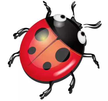ladybug laptop skin - TenStickers