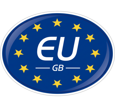 Car sticker for cross-border nationality id - TenStickers