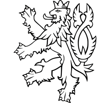 Car sticker 2-tailed crowned lion - TenStickers