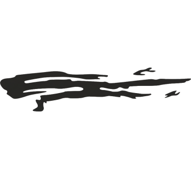 Car sticker with abstract fluid splashes - TenStickers