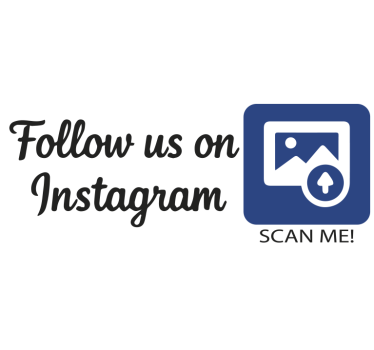 Internet sticker colourful instagram qr code - TenStickers