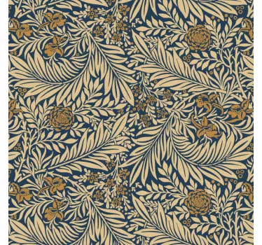 Vintage Floral Pattern furniture sticker - TenStickers