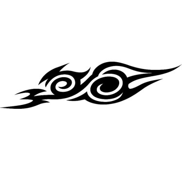 Car sticker with sharp spinning turbo wheels - TenStickers