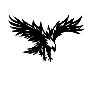 Car sticker large swooping eagle design - TenStickers