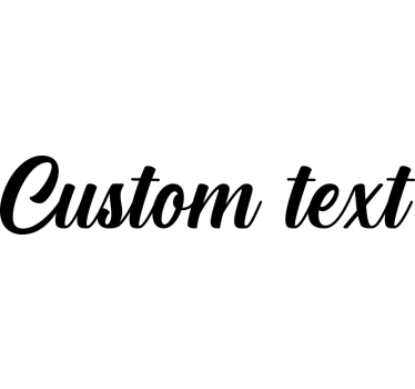 Truck decal back of truck custom text - TenStickers
