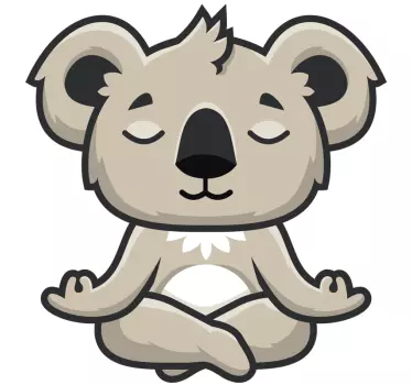 Koala laptop sticker - TenStickers