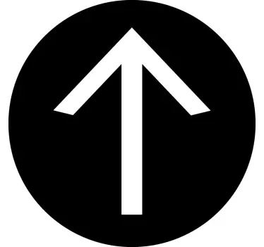 Arrow point  floor sticker - TenStickers