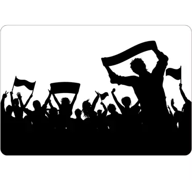 Protest Silhouettes Collection laptop sticker - TenStickers