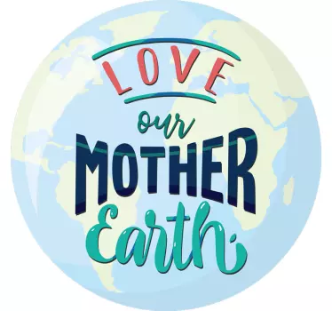 Mother Earth Embrace laptop sticker - TenStickers