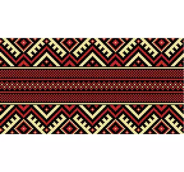 Aboriginal pattern furniture decal - TenStickers