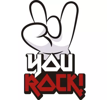 You Rock Sticker for Huawei - TenStickers